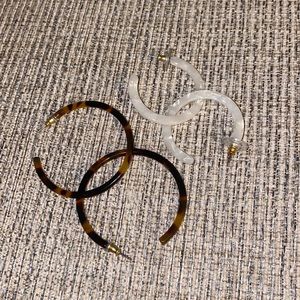 Resign Hoop Earring Bogo Set